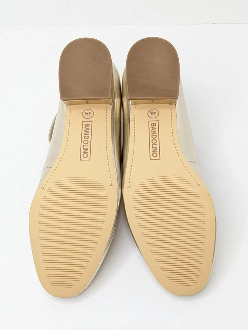 Bandolino Lexy Heeled Ankle Strap Pumps Light Natural Women's 6